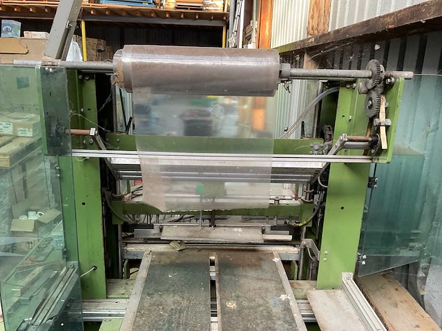 1997 kallfass s.w.650 simplex verpakkingsmachine met krimptunnel - afbeelding 3 van  9