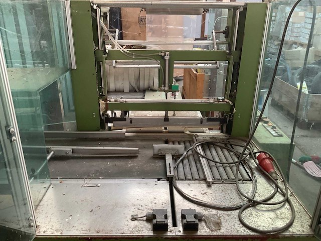 1997 kallfass s.w.650 simplex verpakkingsmachine met krimptunnel - afbeelding 5 van  9
