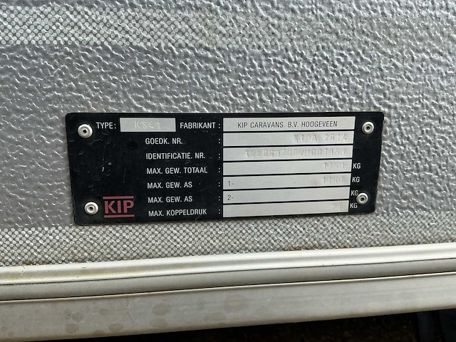 1997 kip ks 41 caravan - afbeelding 2 van  9