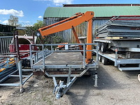 1997 kuiper k 2000 vv aanhangwagen met kraan - afbeelding 3 van  6