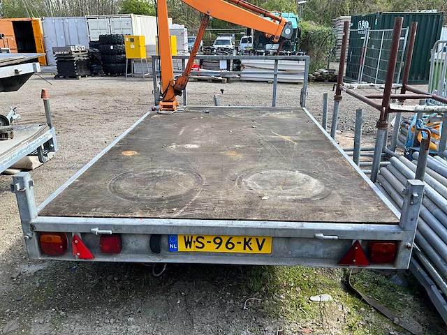 1997 kuiper k 2000 vv aanhangwagen met kraan - afbeelding 4 van  6