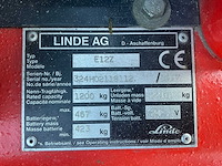 1997 linde e127 vorkheftruck - afbeelding 9 van  17