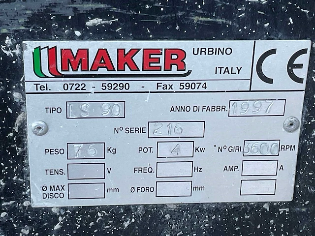 1997 maker les 90 cementvlinder - afbeelding 8 van  8