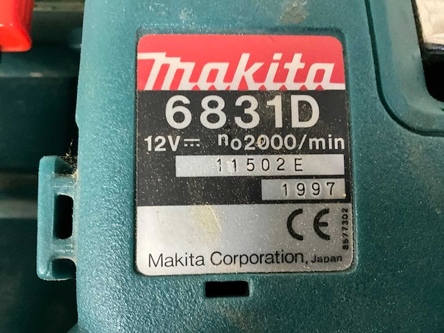 1997 makita 6831d bandschroefmachine - afbeelding 5 van  7