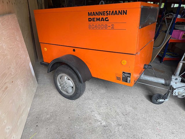1997 mannesmann demag sc40ds-2 compressor aanhangwagen - afbeelding 5 van  10