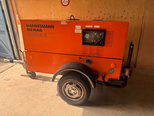 1997 mannesmann demag sc40ds-2 compressor aanhangwagen - afbeelding 13 van  18