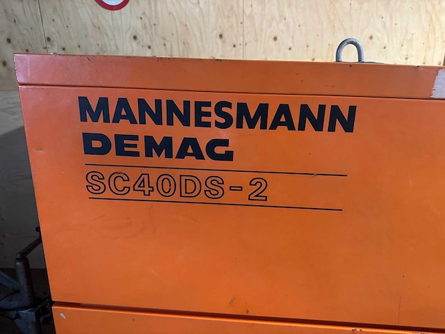 1997 mannesmann demag sc40ds-2 compressor aanhangwagen - afbeelding 17 van  18