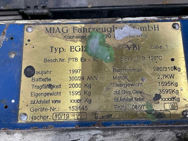 1997 miag egi 20ex stapelaar - afbeelding 4 van  4