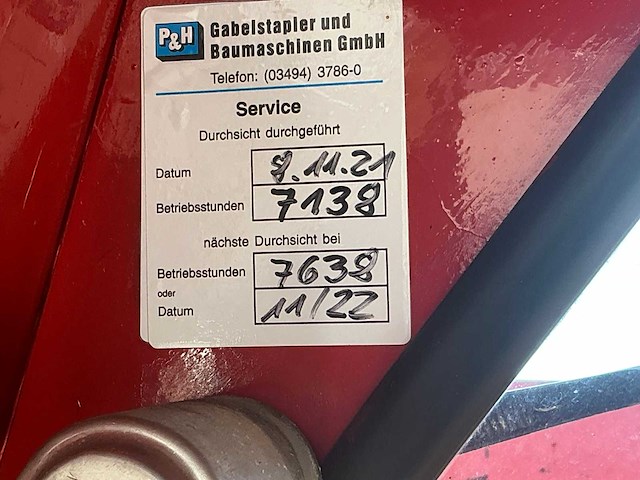 1997 paus pgs-16 vorkheftruck - afbeelding 29 van  38