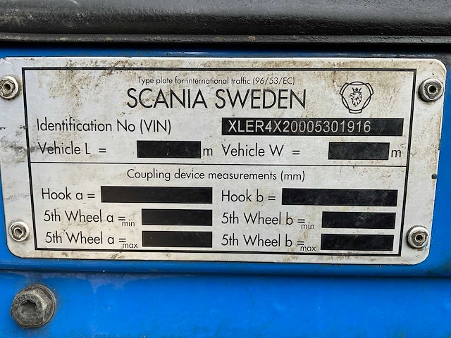 1997 ruysschaert sr16tp verkoop oplegger met 2012 scania trekker - afbeelding 64 van  68