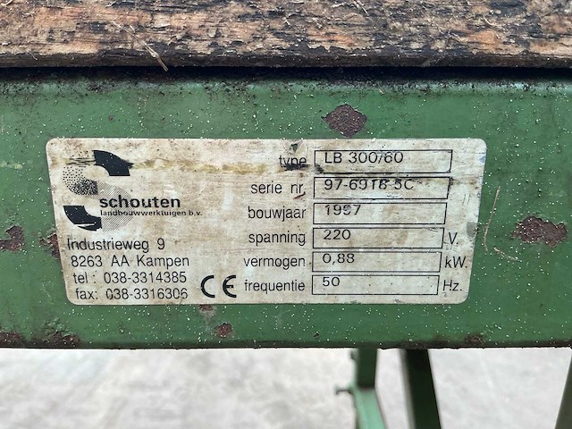 1997 schouten lb 300/60 leesband - afbeelding 9 van  9