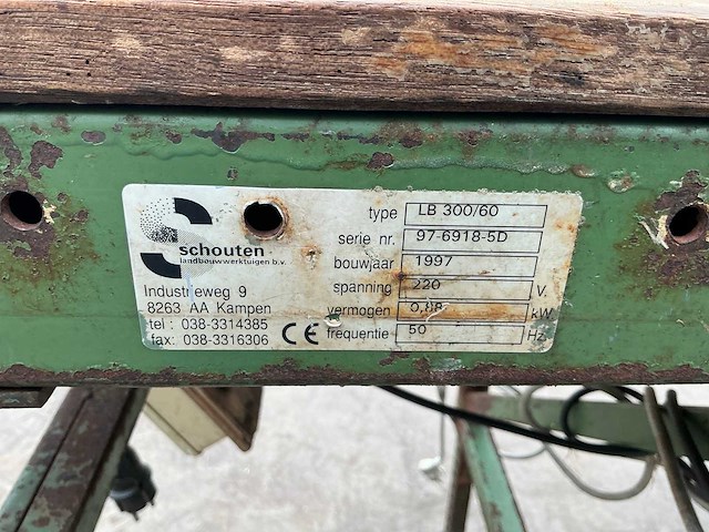 1997 schouten lb 300/60 leesband - afbeelding 7 van  10