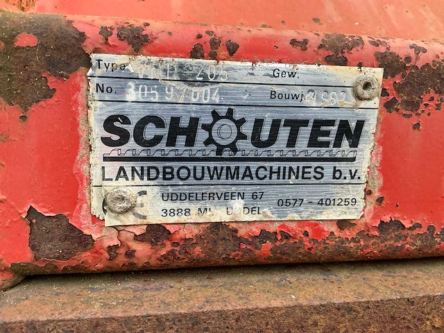 1997 schouten vmh205 rolbezem - afbeelding 7 van  17