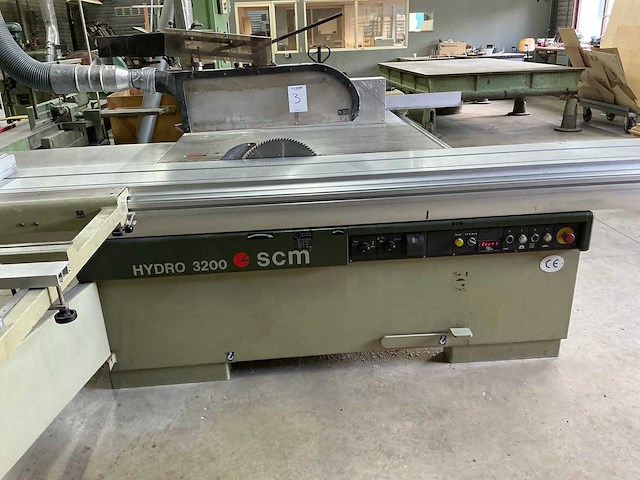 1997 scm hydro 3200 formaatcirkelzaagmachine - afbeelding 4 van  10