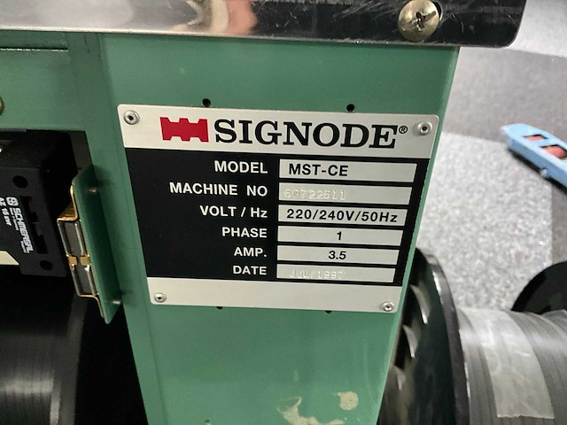 1997 signode mst-ce bandsluitapparaat - afbeelding 7 van  7