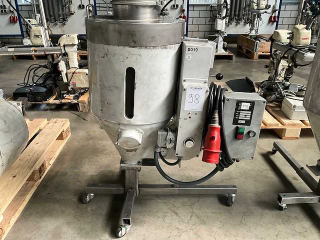 1997 stougaard argos cs-1 granulaat droger / hopper - afbeelding 2 van  6