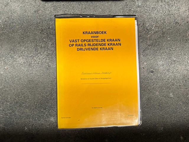 1997 van der berg / demag elde + dbun 2-250 enkelligger onderhangende dubbele kraan - afbeelding 2 van  10