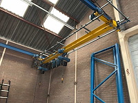 1997 van der berg / demag elde + dbun 2-250 enkelligger onderhangende dubbele kraan - afbeelding 3 van  10