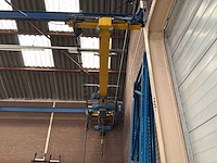 1997 van der berg / demag elde + dbun 2-250 enkelligger onderhangende dubbele kraan - afbeelding 4 van  10