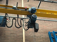 1997 van der berg / demag elde + dbun 2-250 enkelligger onderhangende dubbele kraan - afbeelding 7 van  10