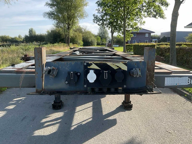 1997 van hool oplegger/container trailer - afbeelding 10 van  10