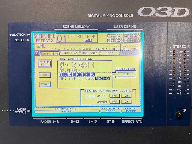 1997 yamaha 03-d digitale mengtafel - afbeelding 2 van  4