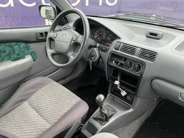 1998 - toyota - starlet - 1.3-16v blue - personenauto - afbeelding 6 van  9