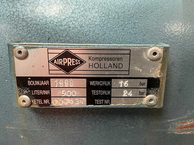 1998 airpress luchtcompressor - afbeelding 5 van  6