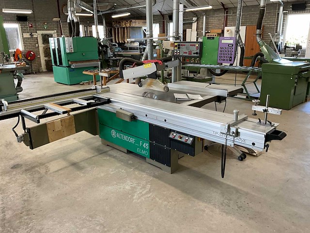 1998 altendorf f-45 elmo 4 formaatcirkelzaagmachine - afbeelding 1 van  14