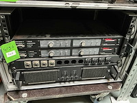 1998 apogee dlc24 signaal processor, versterker in rack met 4 speaker - afbeelding 3 van  4