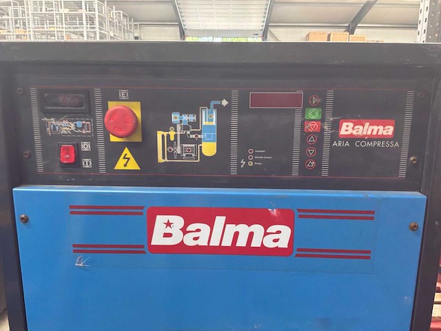 1998 balma genesis plus ge 1510-ef-500 viss 15 e schroefcompressor met 500 liter drukvat - afbeelding 9 van  9