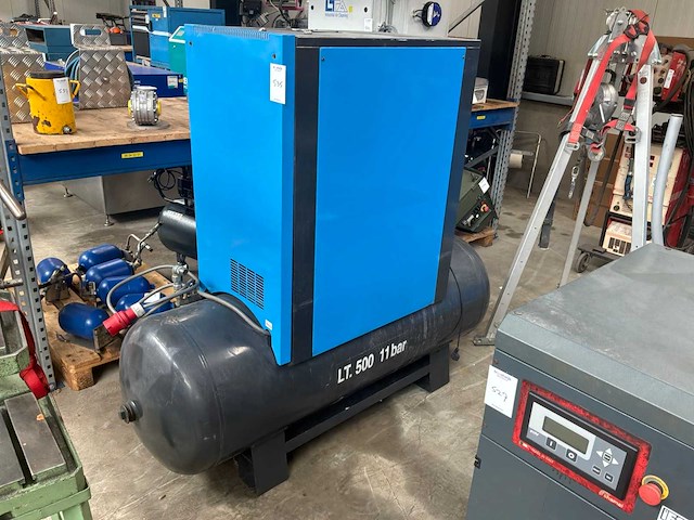 1998 balma genesis plus ge 1510-ef-500 viss 15 e schroefcompressor met 500 liter drukvat - afbeelding 4 van  9
