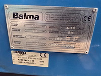 1998 balma genesis plus ge 1510-ef-500 viss 15 e schroefcompressor met 500 liter drukvat - afbeelding 8 van  9