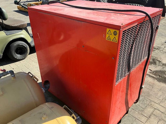 1998 berko br2500 luchtcompressor met buffertank - afbeelding 3 van  4