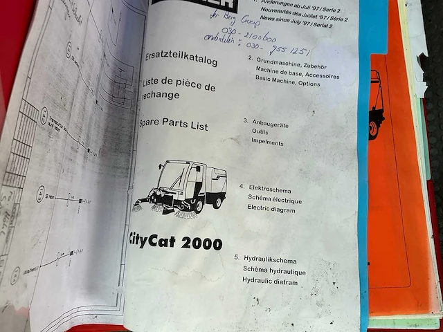 1998 bücher schorsing cc 2000 zelfrijdende veegmachine - afbeelding 31 van  50