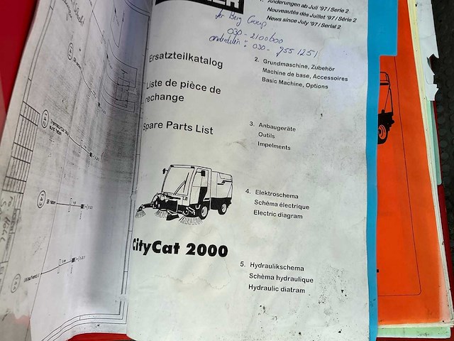 1998 bücher schorsing cc 2000 zelfrijdende veegmachine - afbeelding 31 van  50