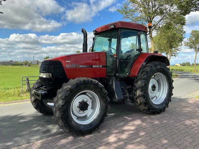 1998 case ih mx 100 vierwielaangedreven landbouwtractor - afbeelding 1 van  17