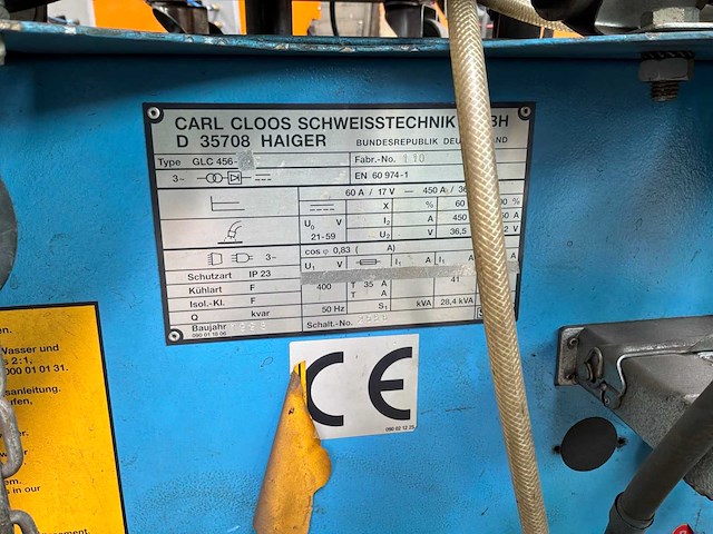 1998 cloos glc 456-c mig lasapparaat - afbeelding 6 van  14