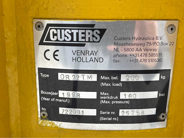 1998 daf lf 45-150 custer or22tm hoogwerker 22 mtr - afbeelding 17 van  23