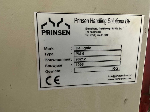 1998 de lignie pm-6 palletiseerinstallatie - afbeelding 24 van  38