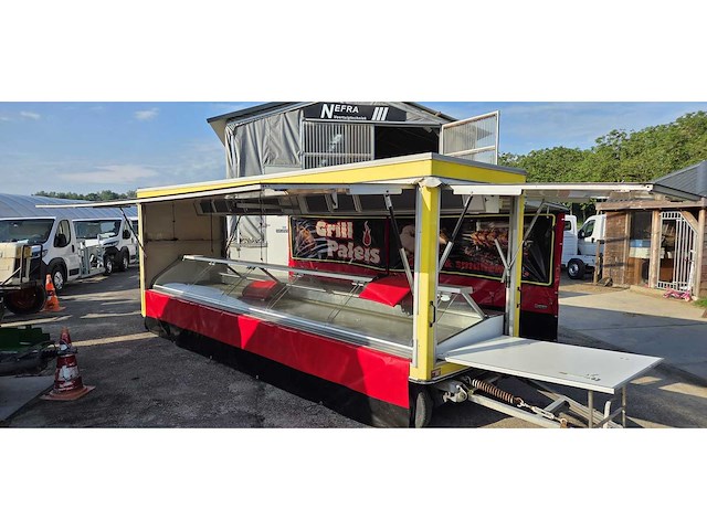 1998 de vries jv 3500 markaliner verkoopwagen aanhangwagen - afbeelding 3 van  5
