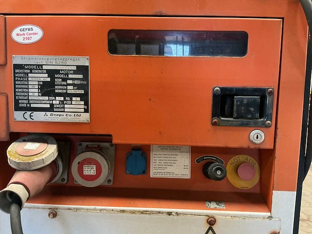 1998 denyo dca-20ssgk floodlight - afbeelding 10 van  10