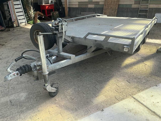 1998 doornwaard dpw autotransporter aanhangwagen wv-66-hd - afbeelding 1 van  19