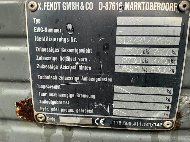 1998 fendt 512c favorit turboshift vierwielaangedreven landbouwtractor - afbeelding 38 van  44