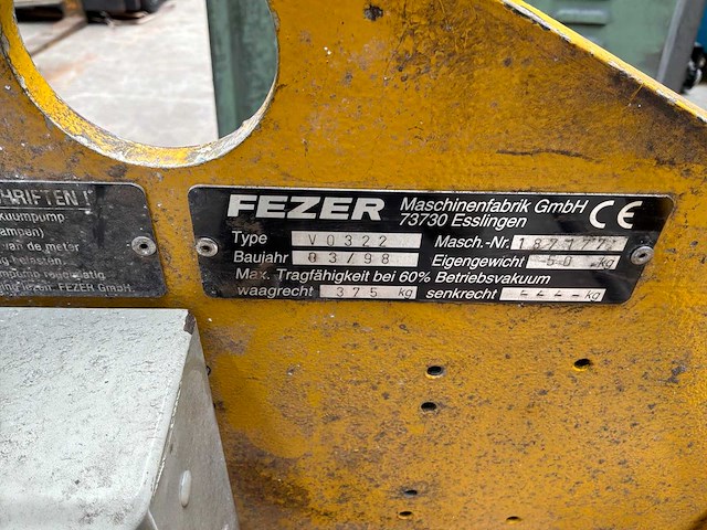 1998 fezer v 0322 vacuümheffer - afbeelding 6 van  6