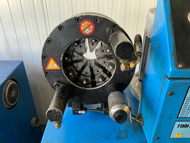 1998 finn-power p 20 hydraulische slangenpers - afbeelding 4 van  6
