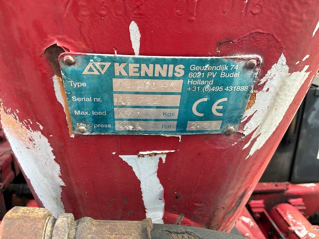 1998 floor flo 12 30h2 oplegger met kennis 16.000 kraan - afbeelding 23 van  27