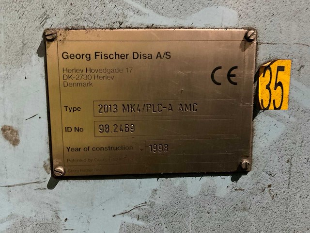 1998 georg fischer disa 2013 mk4/plc-a amc hydrauliek unit - afbeelding 2 van  10