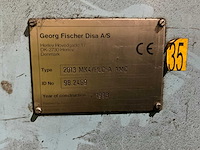 1998 georg fischer disa 2013 mk4/plc-a amc hydrauliek unit - afbeelding 2 van  10
