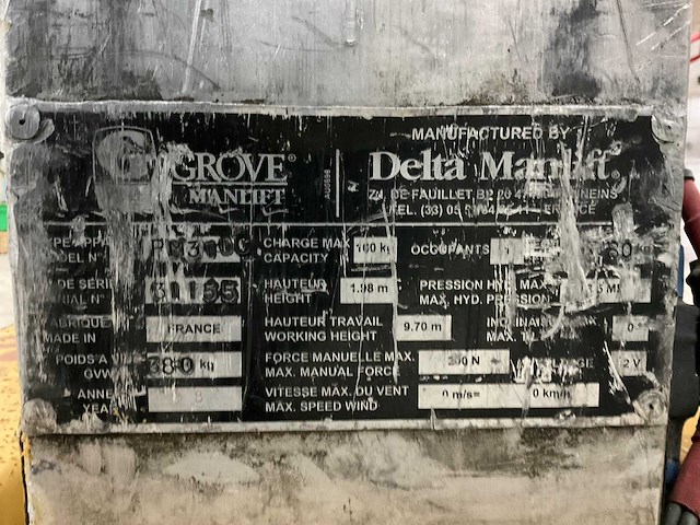 1998 grove manlift pm31dc hoogwerker - afbeelding 5 van  13